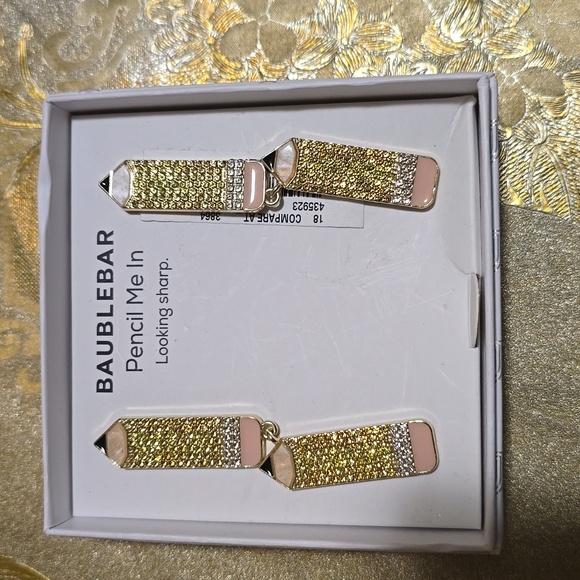 Baublebar "Pencil Me In" Rhinestone Encrusted Earrings. OS - Picture 2 of 7